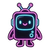Neon style example